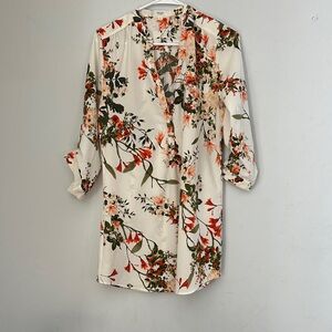 Love Tree Orange Floral Dress